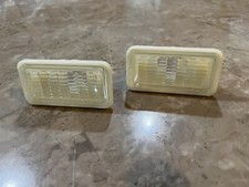 1968 Chevy Camaro Impala Nova Corvette Chevelle Side Marker Lens Clear Pair Lhrh