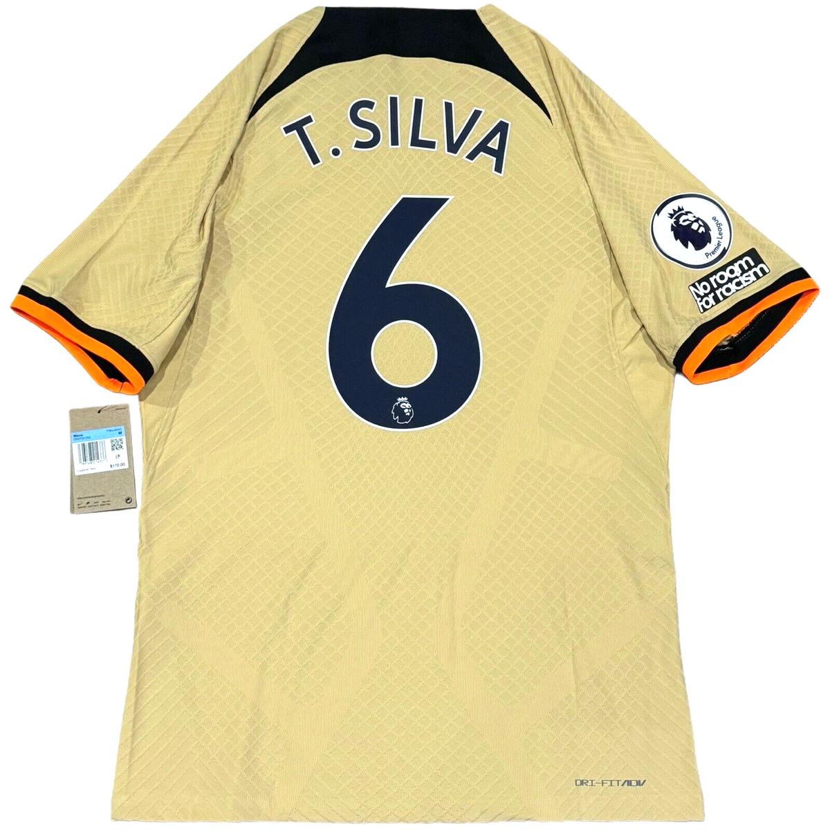 2022/23 Chelsea Authentic Third Jersey #6 T. Silva Medium Player