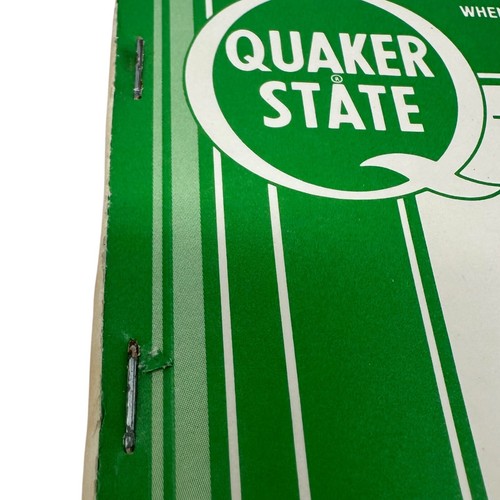 Vintage QUAKER STATE Oil Change Tabs Booklet NEAR MINT 100 Stickers - Lot of 2 - Picture 11 of 12