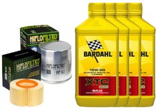 KIT TAGLIANDO BMW R 1150 GS R RS RT  4 LITRI BARDAHL XTC 15W50 FILTRO OLIO ARIA