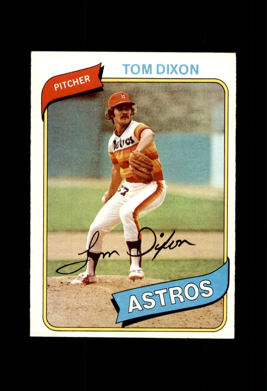 1980 TOPPS BASEBALL #513 TOM DIXON