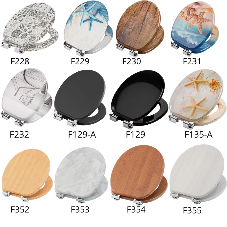 Toilettensitz Toilettendeckel Klodeckel Klobrille WC Sitz mit Absenkautomatik - Bild 4 von 4