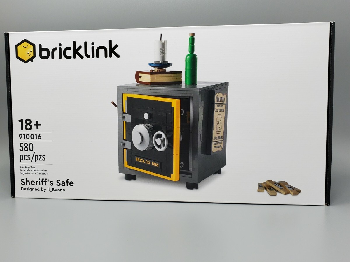 Lego Bricklink EXCLUSIVE Sheriff's Safe 910016 580 Pcs Lego Bricklink EXCLUSIVE Sheriff's Safe 910016 580 Pcs