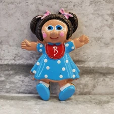 Vintage Cabbage Patch Kids Tin Litho Magnet OOAK