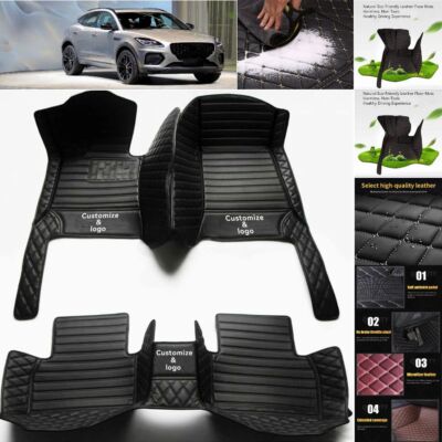 For Jaguar E I F-Pace Car Floor Mats Luxury Custom Waterproof Liners Carpets