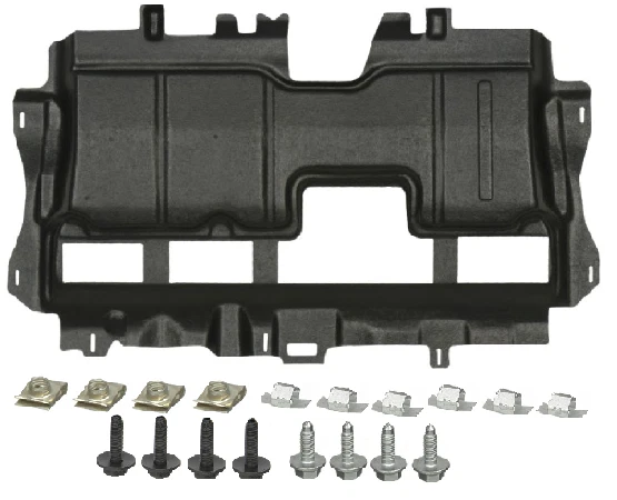 CLIPS + PLAQUE COUVERCLE CACHE PROTECTION SOUS MOTEUR CITROEN C3 2010- - Photo 1/1