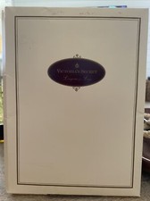 Vintage VICTORIA'S SECRET LINGERIE FOR LEGS SHIMMER LACE THIGH HIGHS VANILLA SM