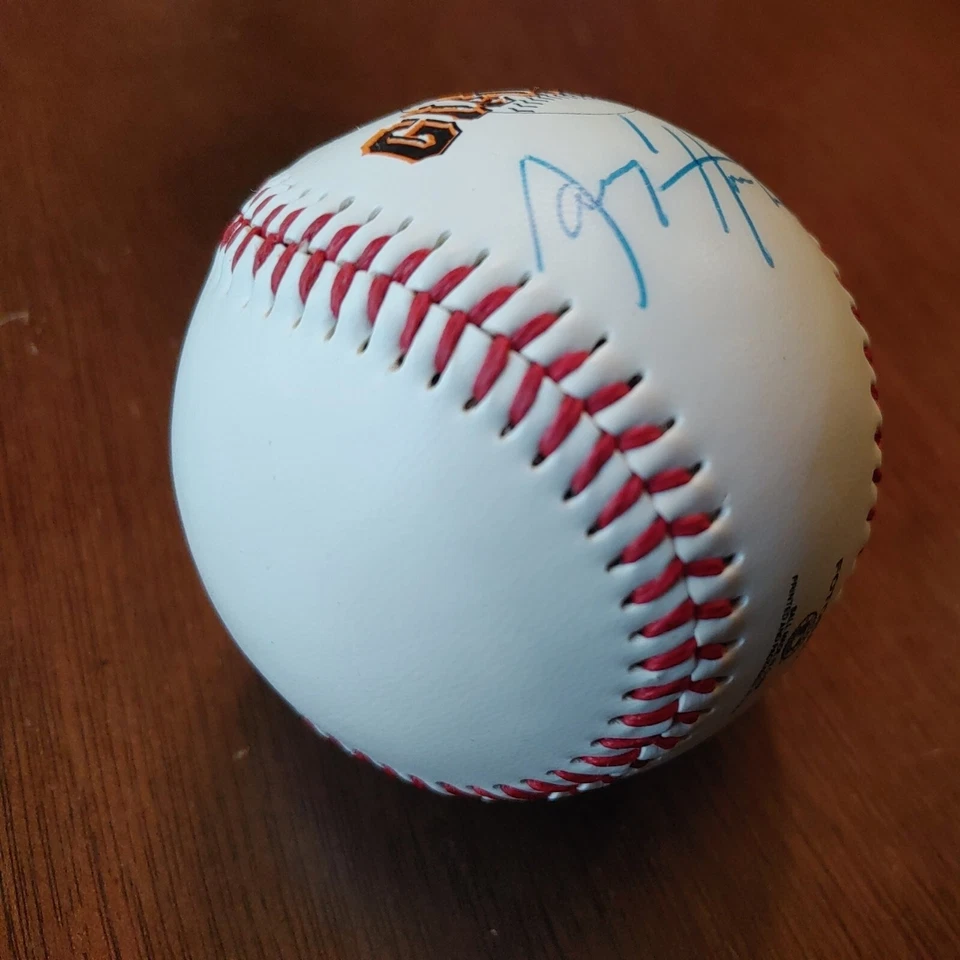 Autógrafo de béisbol Darryl Hamilton Gigantes de San Francisco Foto 4 de 4