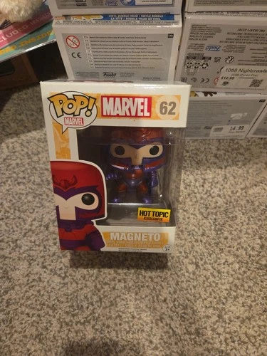 Funko Pop X-men Marvel - Magneto - (Metallic) - Hot Topic (Exclusive) #62