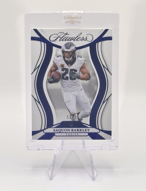2025 Panini Flawless Saquon Barkley Sapphire /20 #44
