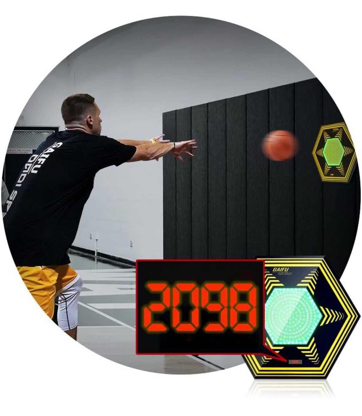 Digital target basketball soccer football training equipment indoor/out reaction