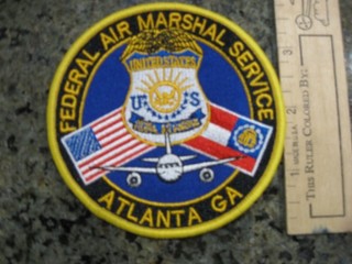 #7 Atlanta Georgia FAM Marshal full color Police patch fbi usms dea GA