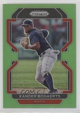 2022 Panini Prizm Tier II Lime Green Prizm 123/125 Xander Bogaerts #213 0q1p