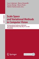Scale Space And Variational Methods In Computer Vision | Luca Calatroni (U. A.)