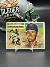Hal Naragon Autographed Signed 1956 Topps #311 Indians IP Auto No COA (JDD)