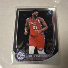 Topps 2025-26 Bowman Chrome Insert Joel Embiid 76ers #BCV-67