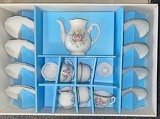 Roehler Collection - Porcelain 16 Piece Doll Tea Set A7 