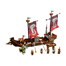 LEGO 7048 Troll Warship NO DRAGON Castle Fantasy Era With Minifigures Used