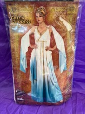 PreOwned Size S-M 2-8  Adult Women Costume Greek Goddess w Head piece