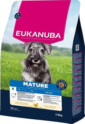 EUKANUBA Mature Small Breeds Chicken Trockenfutter Hunde kleiner Rassen 7,5 kg