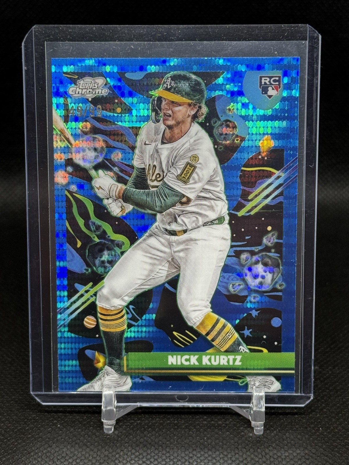 Nick Kurtz 2025 Topps Cosmic Chrome - #183 Blue Moon Refractor /99 (RC)