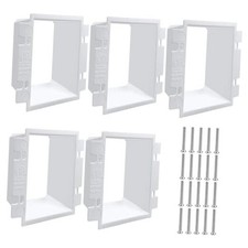  5 PCS BE2 Electrical Outlet Box Extenders with 20PCS Screws, 2-Gang & 1-Gang, 