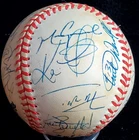 1997 CHICAGO CUBS TEAM (21) MARK GRACE AUTOGRAPHED ONL BASEBALL