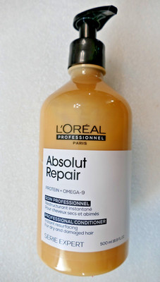 Loreal Absolut Repair Conditioner 16.9 oz Protein + Omega-9