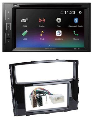 Pioneer Bluetooth MP3 USB 2DIN DAB DVD Autoradio für Mitsubishi Pajero Shogun ab