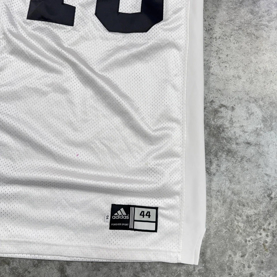Camiseta de fútbol Adidas CUSA para hombre 44 blanca negra dorada número 10 camiseta de juego de la NCAA Foto 2 de 4