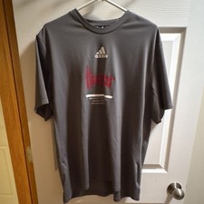 Adidas University of Nebraska Men's Gray T-Shirt XL Player Issued  