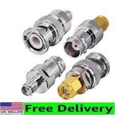 4-Pack Gold-Plated BNC to SMA Coax Adapter for Baofeng UV-5R - Low Loss Design