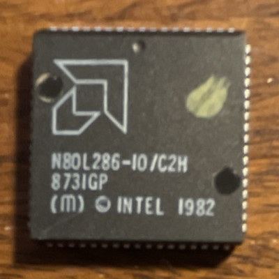 AMD 80286 Prozessor N80L286-10/C2H 8731GP AMD 80286 CPU 1 Kern Vintage Microchip