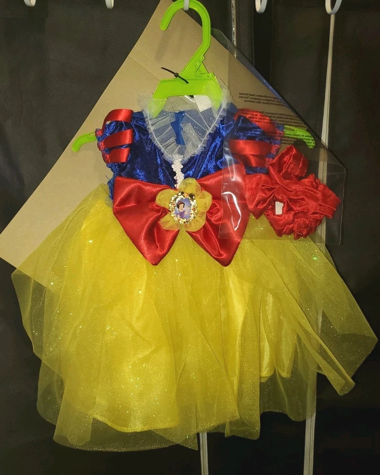 迪士尼公主白雪公主豪华幼儿服装 6-12 个月新品 — 第 2/2 张图片
