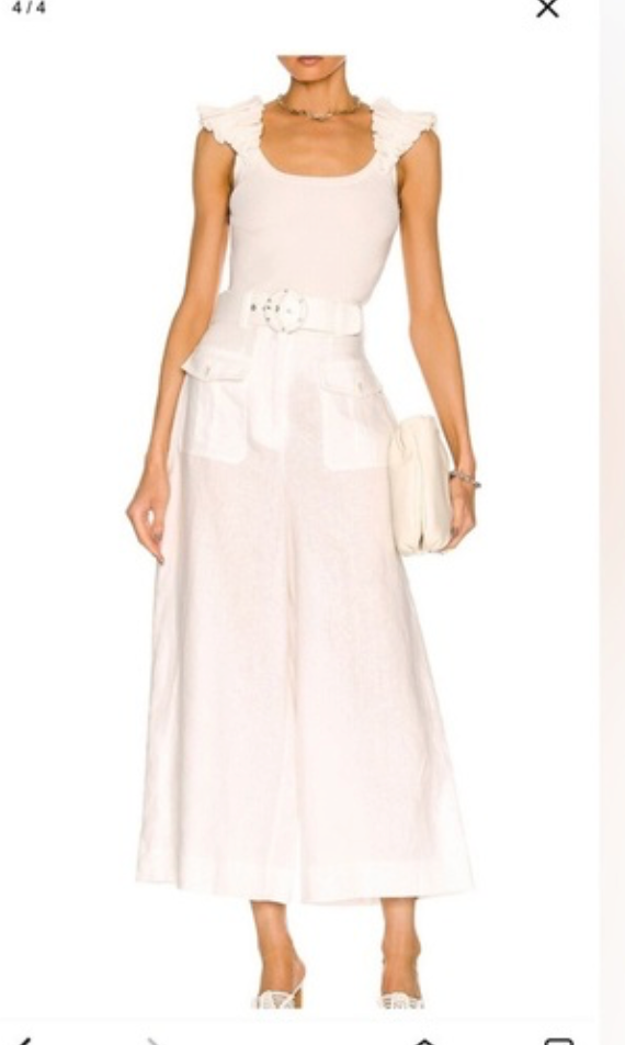 Zimmermann dancer belted pant. Size 2 Zimmerman’s sizing which is like a 4-8 NEW