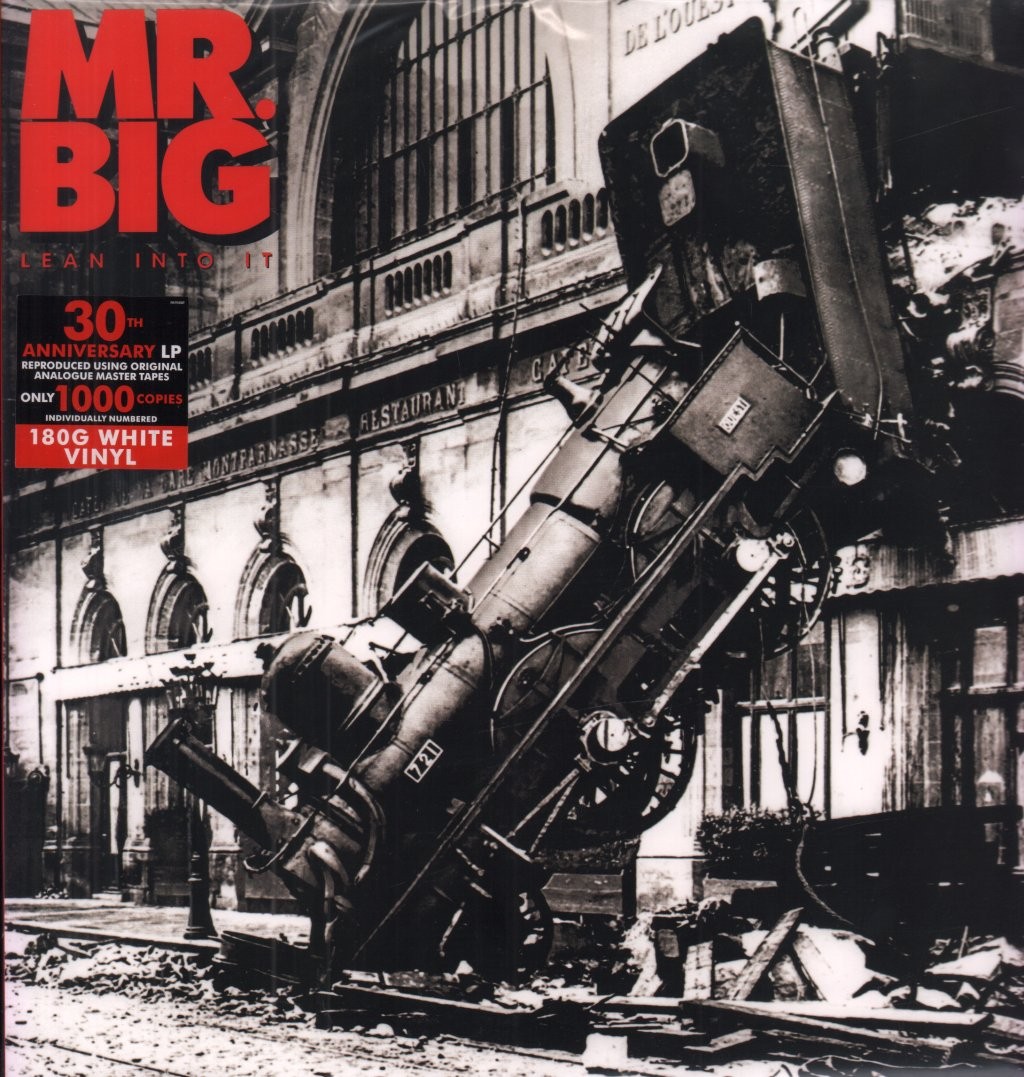 Mr. Big Lean Into It LP vinyl Europe Evoxs 2021 limited edition of 1000 copies