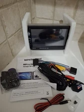 7" Double 2 DIN Car MP5 Player Bluetooth Touch Screen Stereo Radio With Camera
