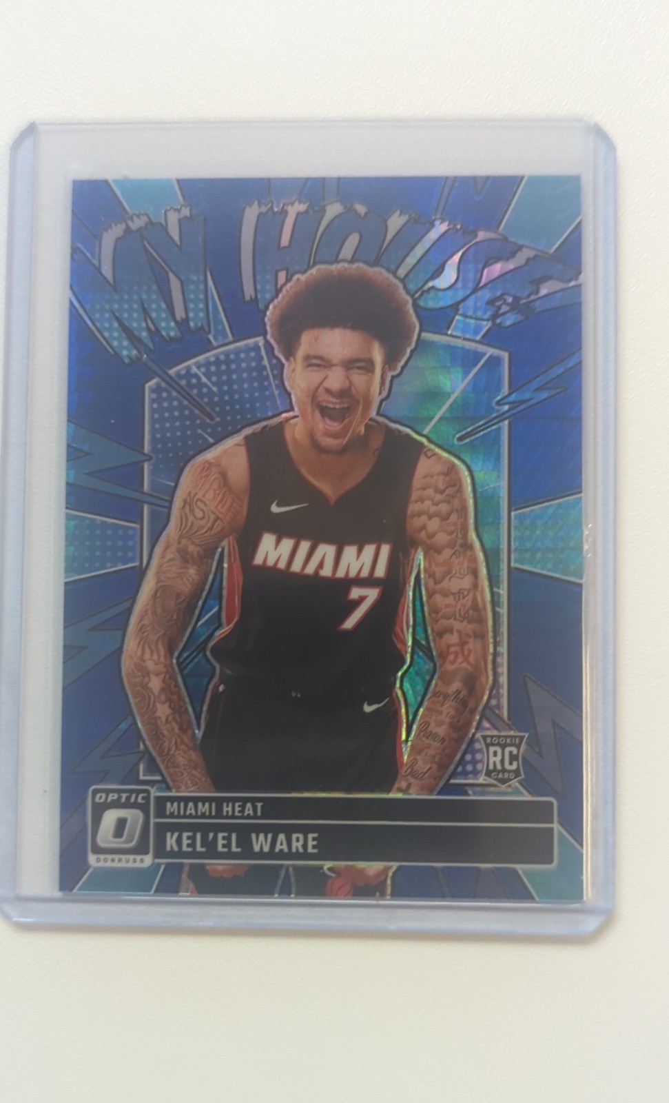 2024-25 Panini Donruss Optic - My House Kel'el Ware #11 Blue Hyper /175 (RC)