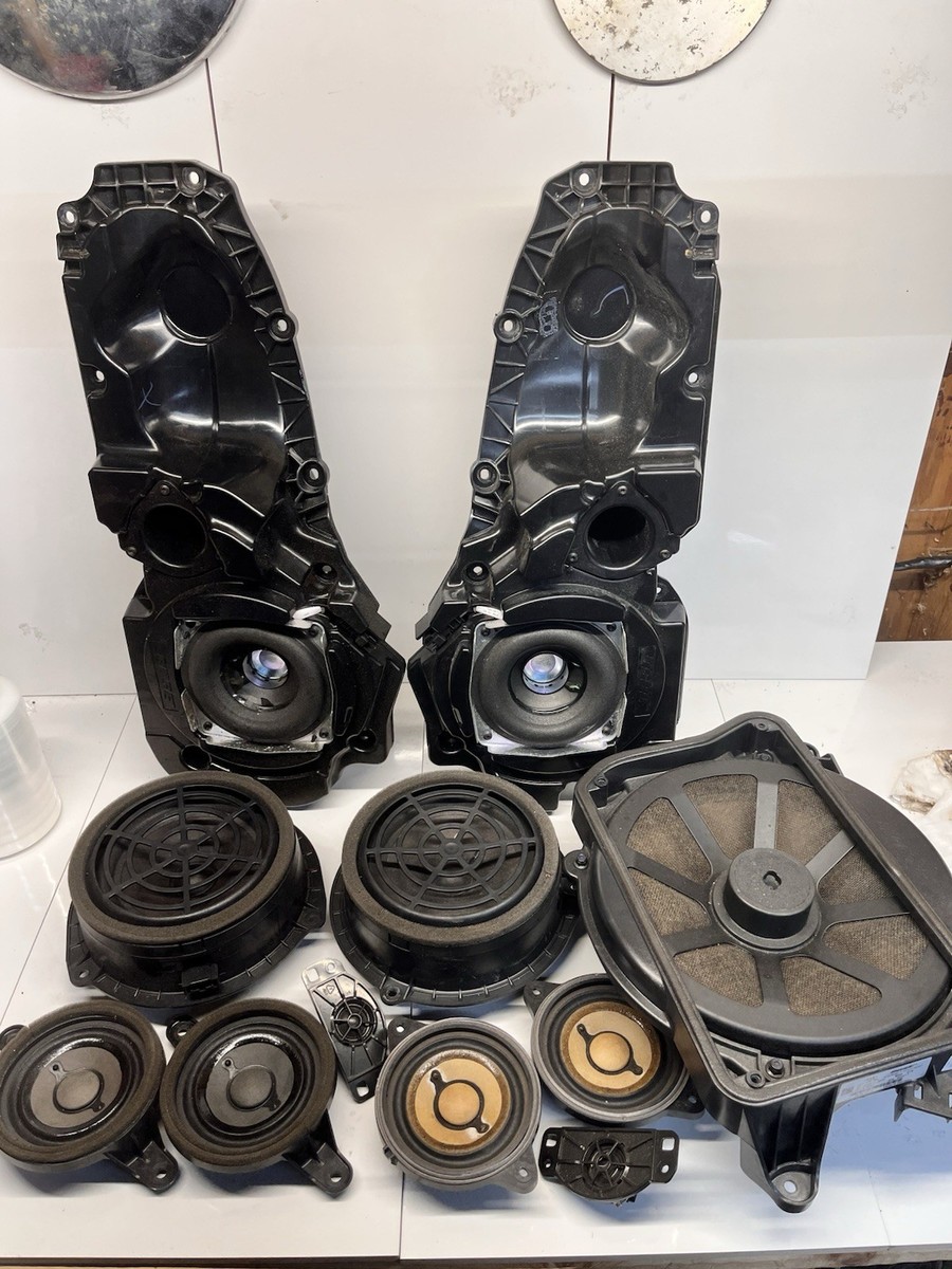 atu④ 2012-18 AUDI C7 A6 S6 SUBWOOFER DOOR SPEAKER Full SET BOSE FRONT