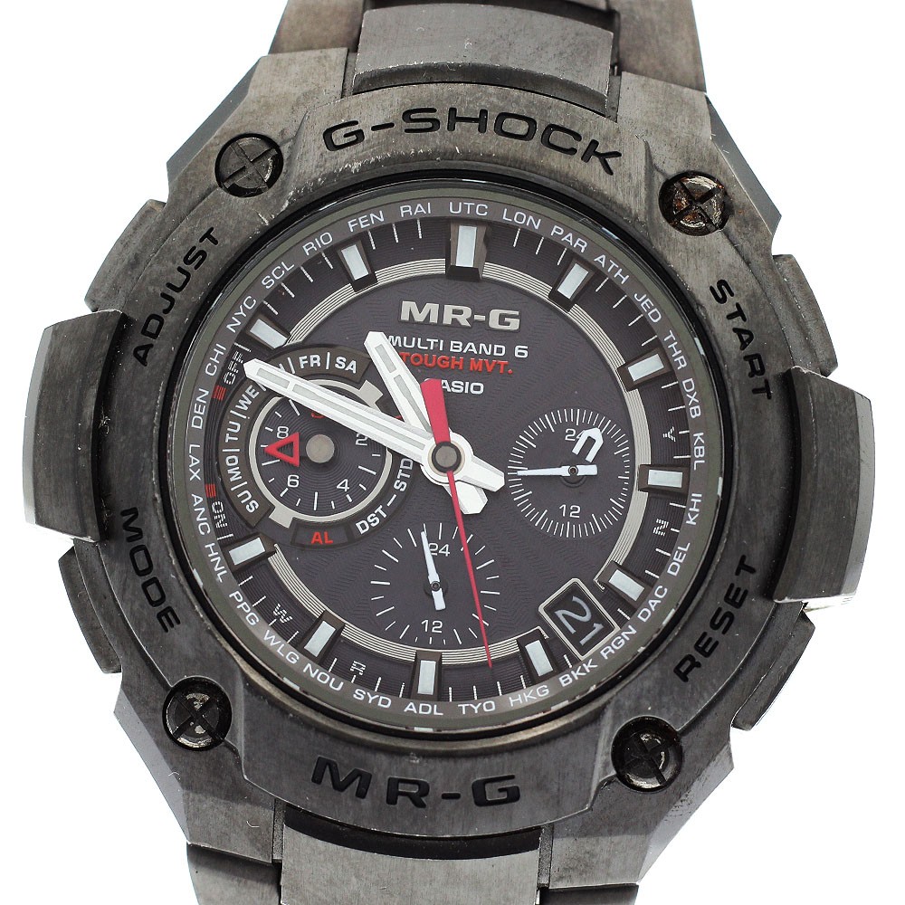 カシオ G-SHOCK MRG-8100B-1AJF CASIO CASIO G shock MR-G MRG-8100B-1AJF black Dial Solar Powered Men's