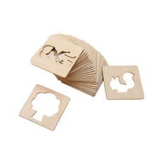 20Pcs Drawing Stencils Painting Templates Crafts for Classroom Paint Draw