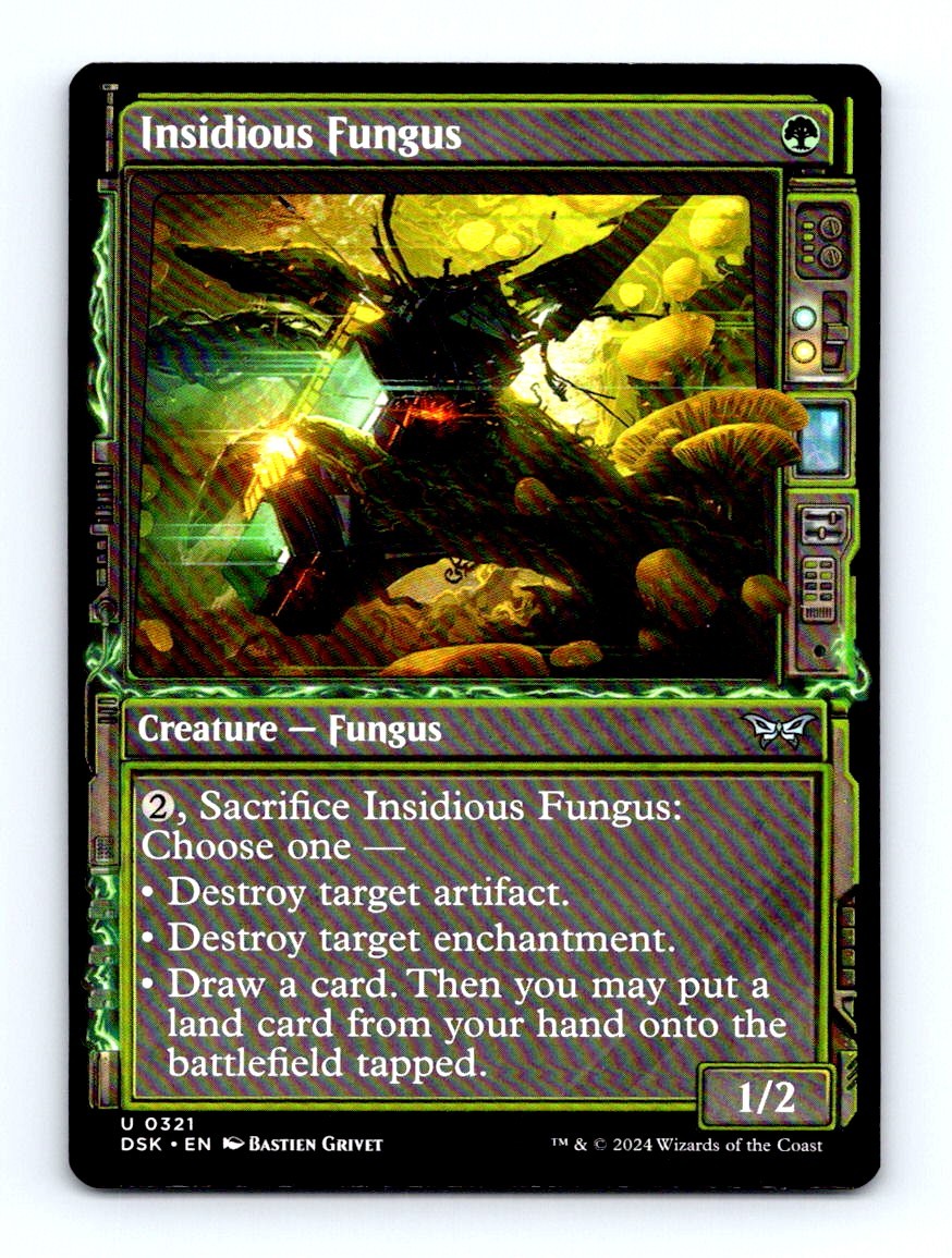 #321 2024 Duskmourn: House of Horror DSK Insidious Fungus UNCOMMON