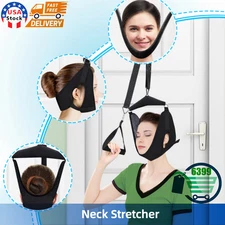 Cervical Neck Traction Device Over Door Stretcher Brace for Neck Pain Relief