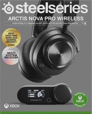 SteelSeries Arctis Nova Pro Wireless X Gaming Kopfhörer (Over-Ear) Set - Schwarz