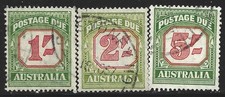 Australia, Scott #J81-J83, Postage Dues, Wmk, Used