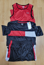Hind Boys Size Large 14/16 3 Piece Set Shirt Shorts Tank Red/Black/White NWT