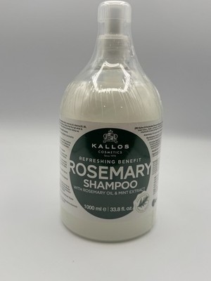 Kallos Rosemary Shampoo 1000ml Rosemary Oil Mint Extract Refreshing Benefit
