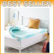 Cooling Gel Infused Mattress Topper - 4 Inch - Twin XL