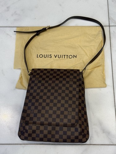 Authentic GM Louis Vuitton Musette Salsa Ebene Shoulder / Crossbody Bag - Picture 4 of 12