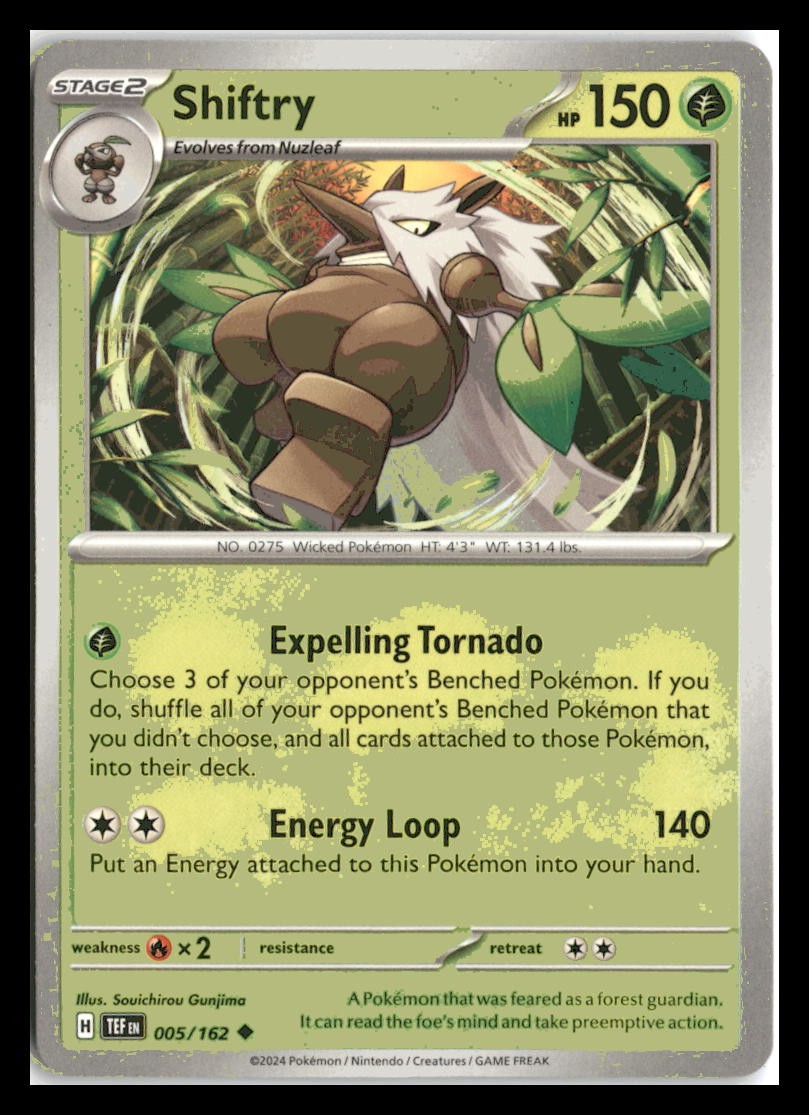 SV05: Temporal Forces #005/162 Shiftry